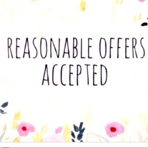 Reasonable offers accepted!
